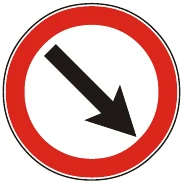 Paso obligado por la derecha Paso obligado por la derecha